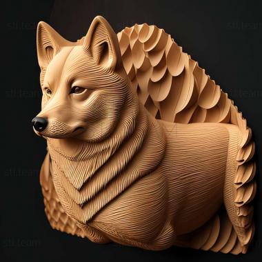 3D model shiba inu (STL)